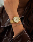 Cluse Minuit Date Watch, Gold