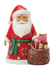 Santa With Bag of Toys Figurine