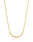 Gold Modern Multiple Balls Necklace