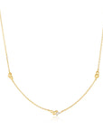 Gold Twisted Wave Chain Necklace