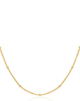 Gold Orb Chain Necklace