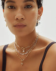 Silver Linked Chunky Chain Necklace