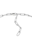Silver Linked Chunky Chain Necklace