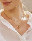 Gold Linked Necklace