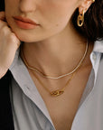 Gold Interlocked Necklace