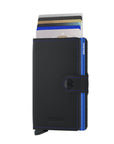 Miniwallet Matte Black & Blue