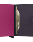 Miniwallet Matte Dark Purple-Fuchsia