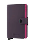Miniwallet Matte Dark Purple-Fuchsia