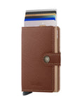 Miniwallet- Saffiano Caramel