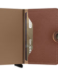 Miniwallet- Saffiano Caramel