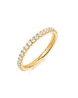 Gold Plated Pavé Ring