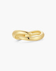 Gold Spiral Adjustable Ring