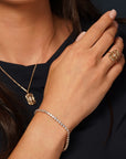 Sovereign Clear CZ Tennis Bracelet