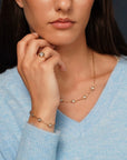Step Back Necklace Bezel Set CZ Station