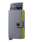 Miniwallet Matte Grey/Lime