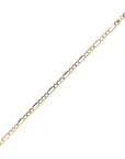 9ct Yellow Gold Figaro Chain Bracelet