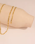 9ct Yellow Gold Figaro Chain Bracelet