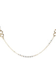9ct Yellow Gold Rolo Chain and Station Necklace with Infinity