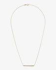 9ct Yellow Gold Forzatina Chain Necklace with Polished Bar