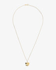 9ct Yellow Gold Necklace with Polished Heart Pendant