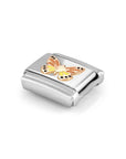 Composable Link, Butterfly, coloured enamel