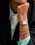 Fluette Watch Steel, Bicolour