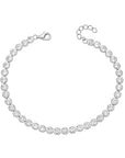 STERLING SILVER TENNIS BRACELET