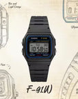 Casio Classic Retro Rubber Strap Watch