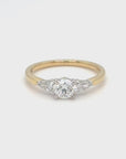 Poppy - 18ct Yellow Gold Round Brilliant Series Earth Grown Diamond Ring