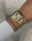 Gracieuse Watch Steel, Gold Colour