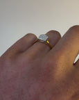 Ava - 18ct Yellow Gold Illusion Set Diamond Ring