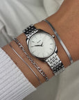 Féroce Mini Watch Steel White, Silver Colour