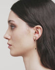 Aria Pendant Earrings with Diamonds