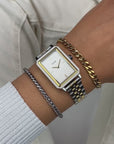 Fluette Watch Steel, Bicolour