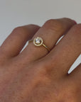 9ct Yellow Gold Cubic Zirconia Ring