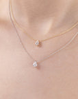 Half Carat Pear Cut Laboratory Grown Diamond Pendant