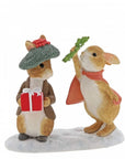 Beatrix Potter Peter Rabbit Flopsy and Benjamin Under the Misteltoe