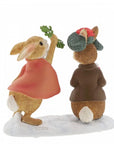 Beatrix Potter Peter Rabbit Flopsy and Benjamin Under the Misteltoe