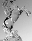 Waterford Crystal Rearing Horse Collectible