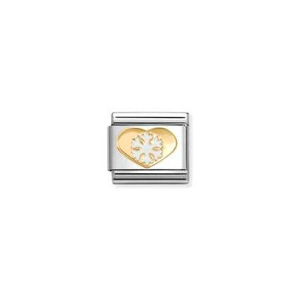 Composable Link, Heart, Snowflake White