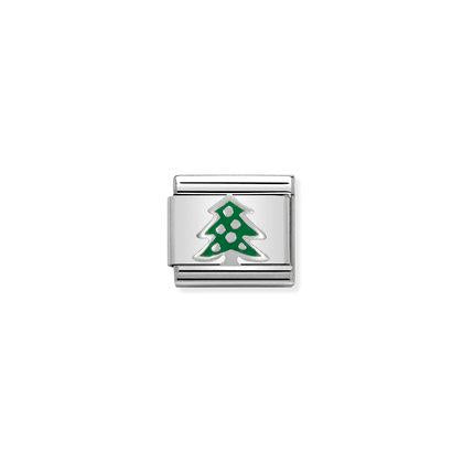Composable Link, Christmas Tree in Silver