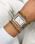 Fluette Watch Steel, Bicolour