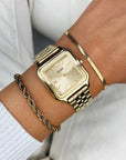 Gracieuse Watch Steel, Gold Colour
