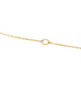 9ct Yellow Gold Diamond Circle Pendant