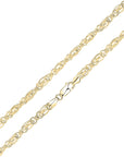 18ct Yellow Gold Vermeil 7mm Handmade Knot Twist Bracelet