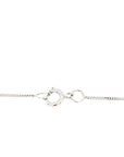 9ct White Gold Sapphire and Diamond Pendant