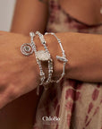 Cute Charm Chunky Twist Spiral Of Love Bracelet