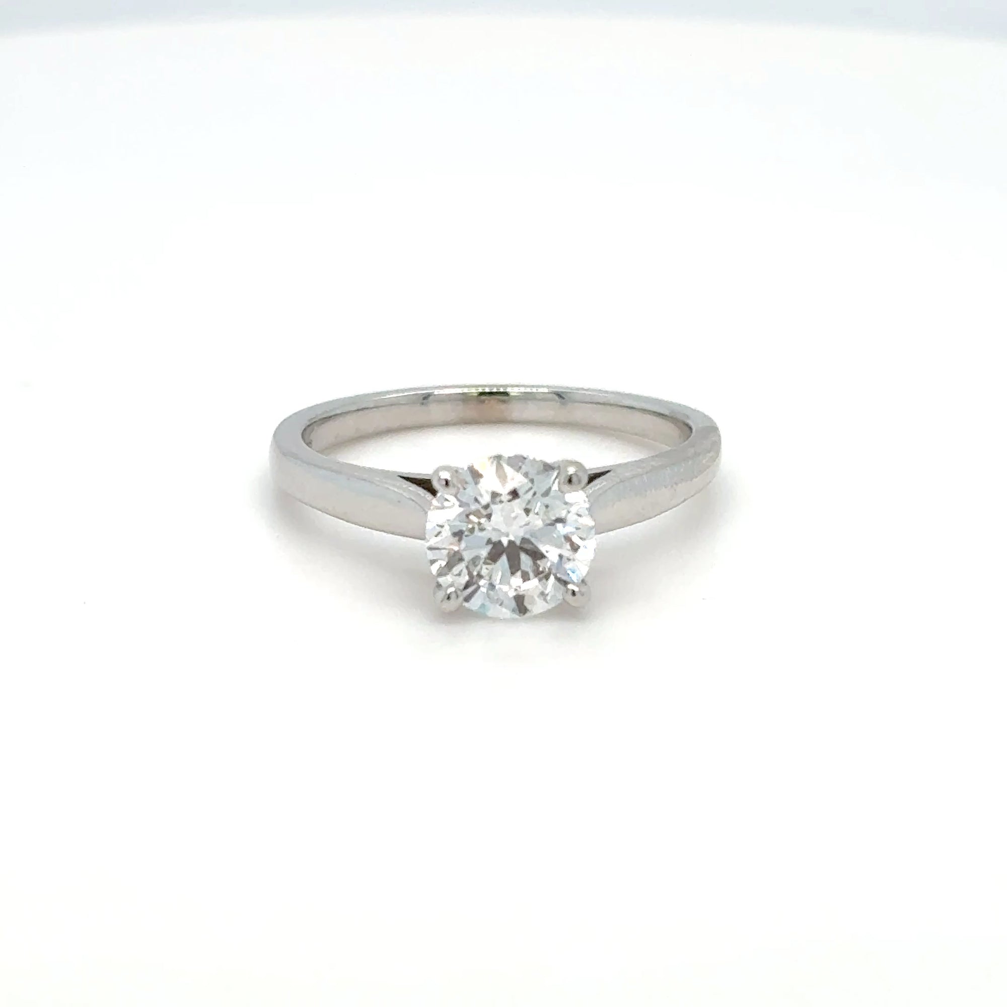 Gemma - Platinum 1.20ct Laboratory Grown Round Brilliant Solitaire Ring