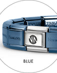 Nomination Base Shiny Navy Blue Starter Bracelet - Charm must be added to Order Bracelet cannot be purchased individually