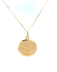 9ct gold St.Christopher medal